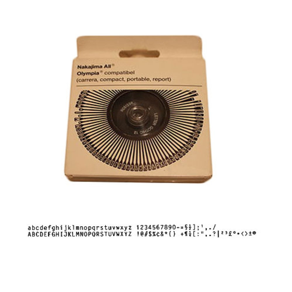 nake401 nakajima e401 english letter gothic 10 12