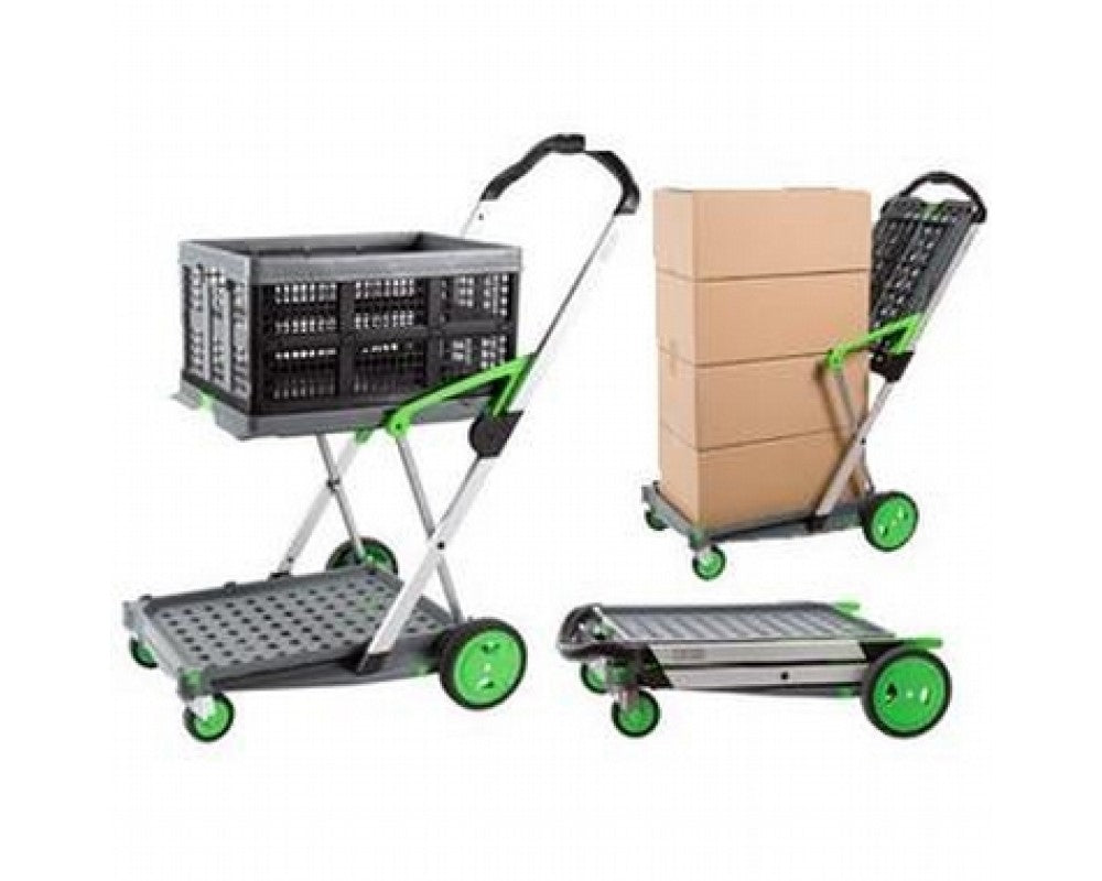 qqc clax covertable 2 shelf shop cart dolly qqcclax