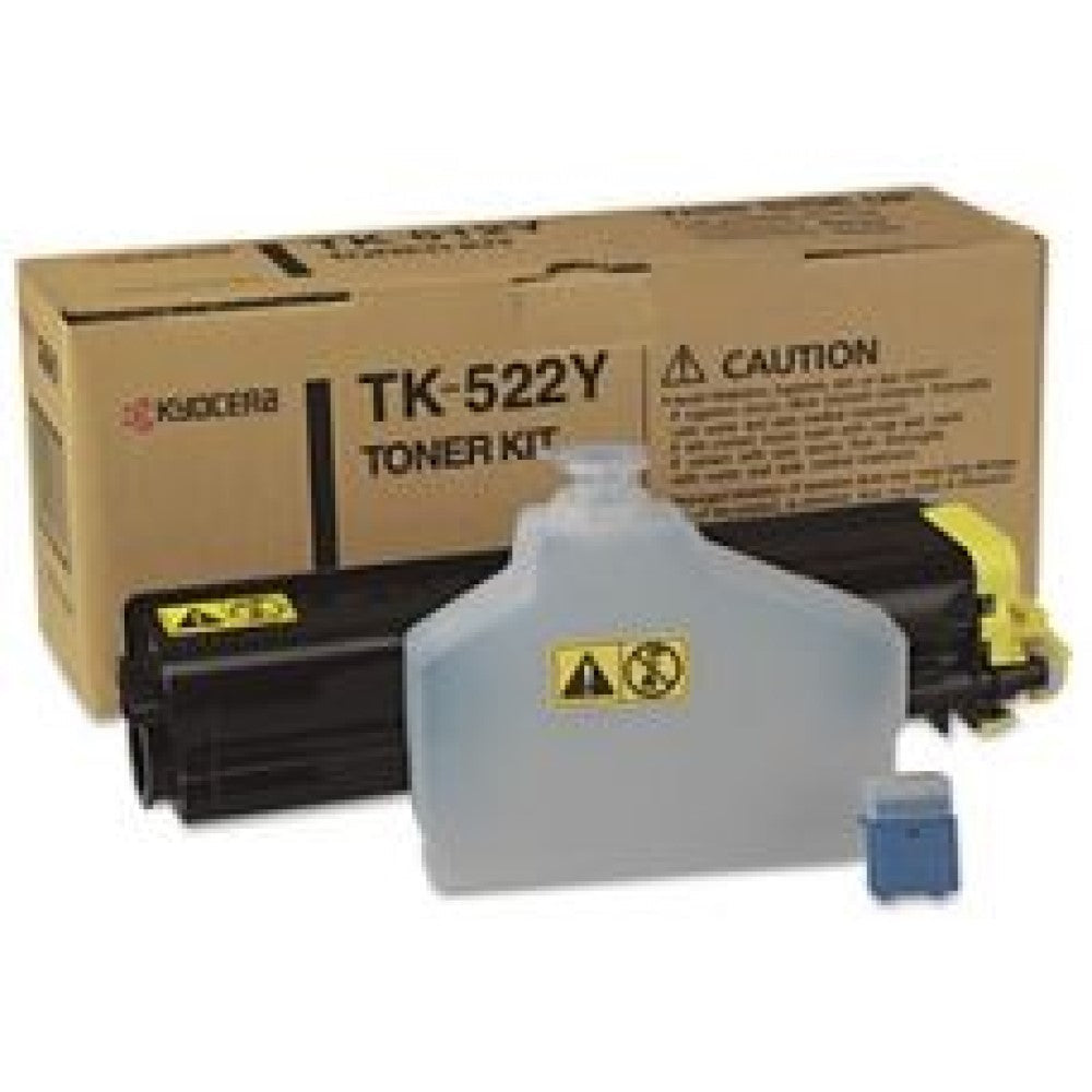 GENUINE KYOCERA 1T02HJAUS0 - TK522Y TONER CARTRIDGE