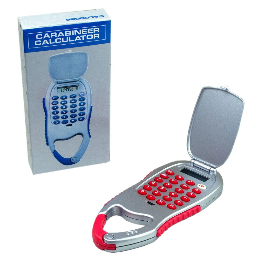BH925 Carabineer Calculator Red