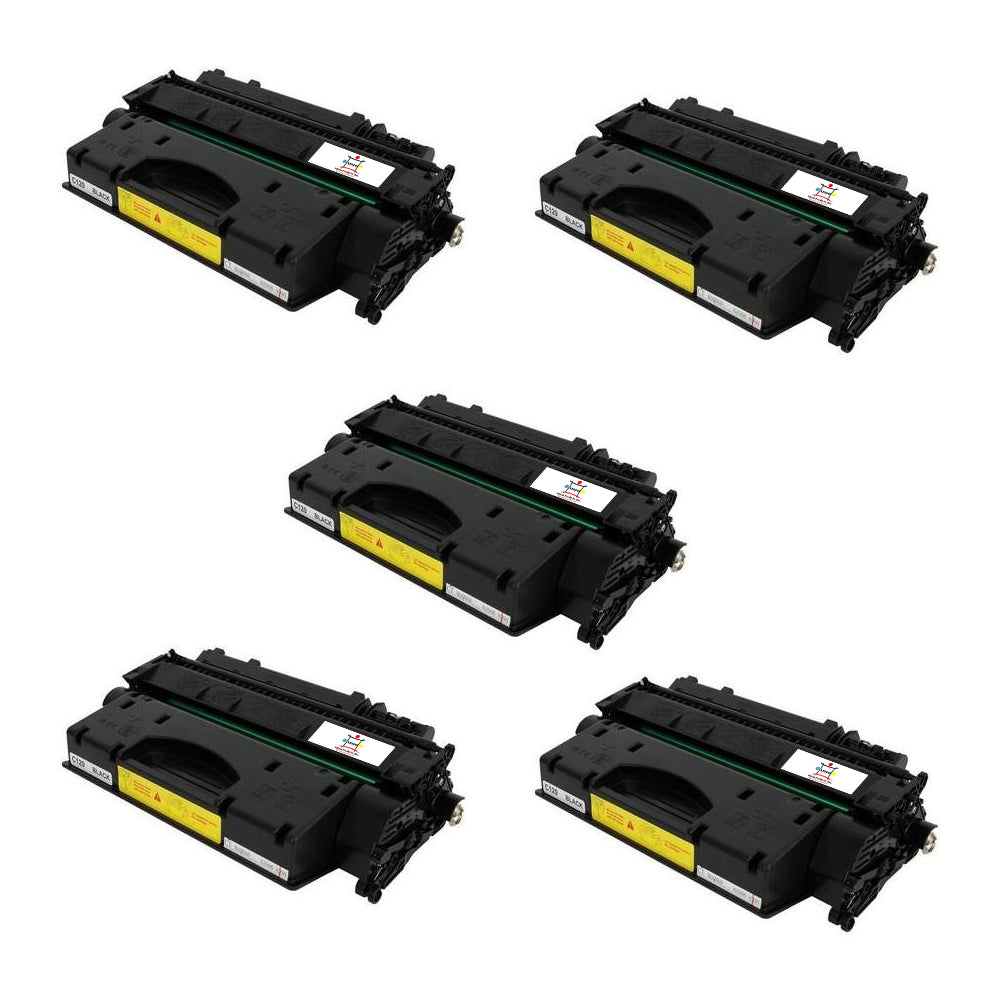 Compatible Toner Cartridge Replacement For CANON 2617B001AA (120) Black (5K YLD) 5-Pack