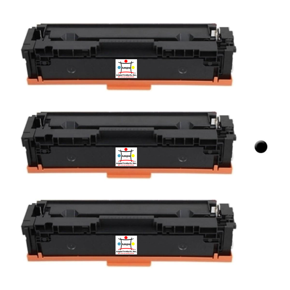 Ampuproducts Compatible Toner Cartridge Replacement For CANON 3016C001 (COMPATIBLE) TYPE 055 (3 PACK)