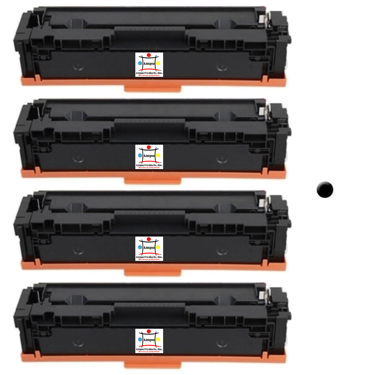 Ampuproducts Compatible Toner Cartridge Replacement For CANON 3016C001 (COMPATIBLE) TYPE 055 (4 PACK)