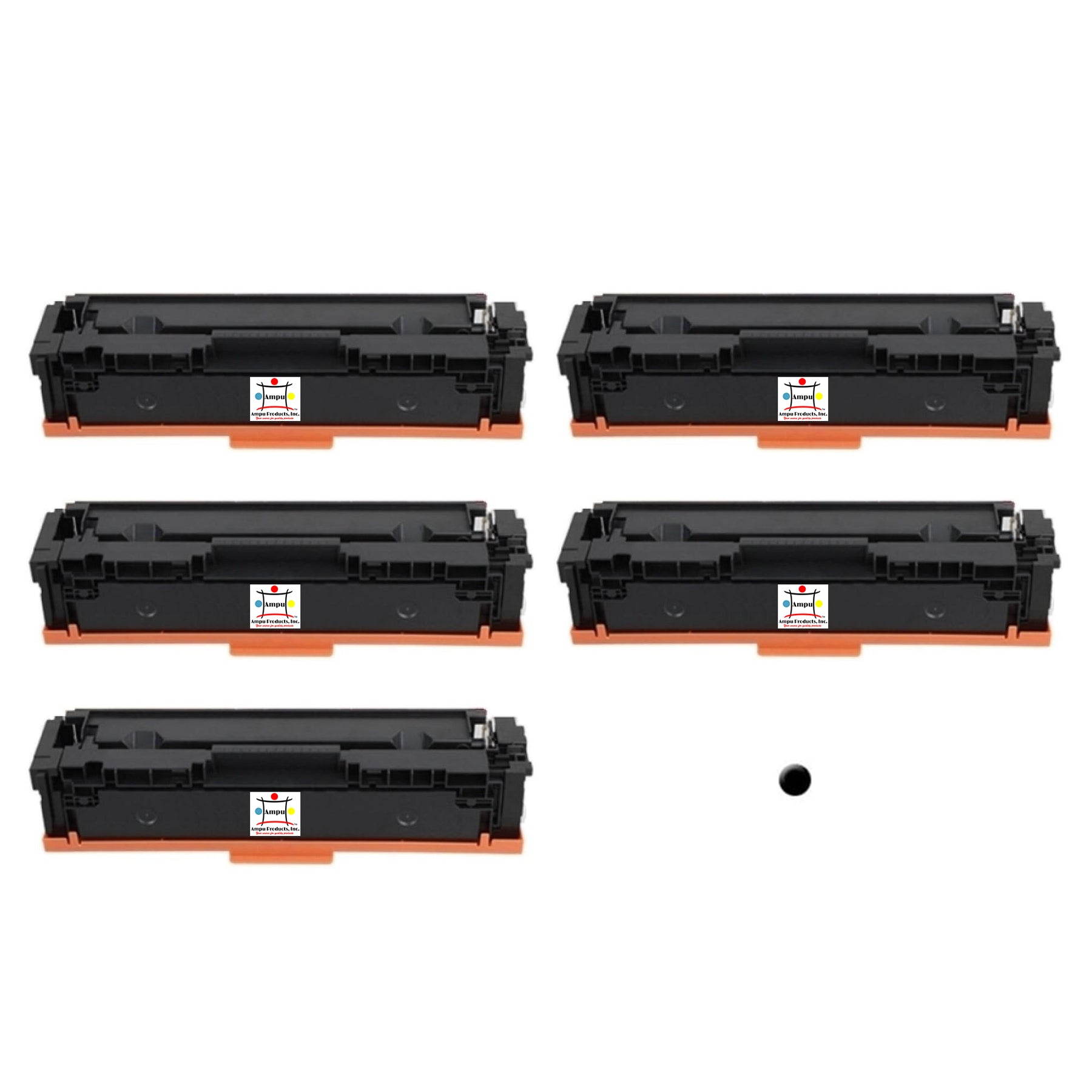 Ampuproducts Compatible Toner Cartridge Replacement For CANON 3016C001 (COMPATIBLE) TYPE 055 (5 PACK)
