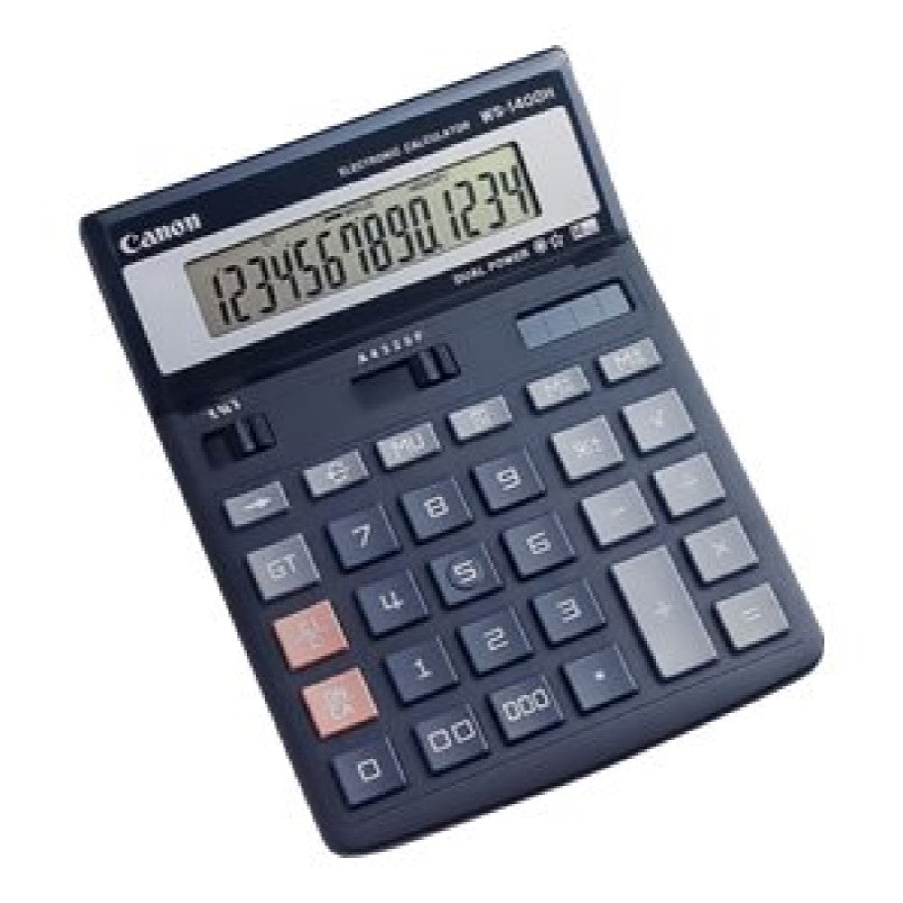 CNMWS1400H Canon WS-1400H - Desktop calculator - 14 digits - solar panel, battery