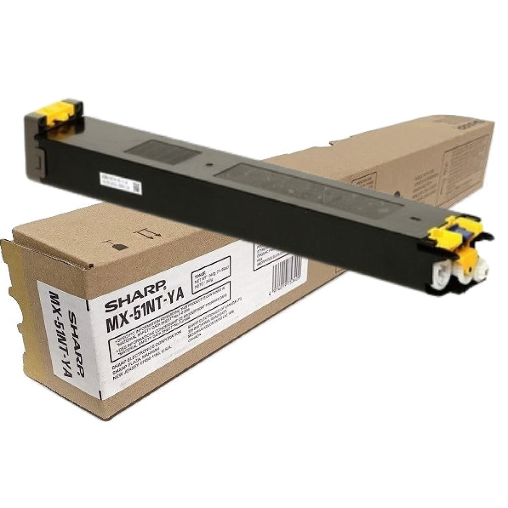 GENUINE SHARP MX51NTYA YELLOW TONER CARTRIDGE
