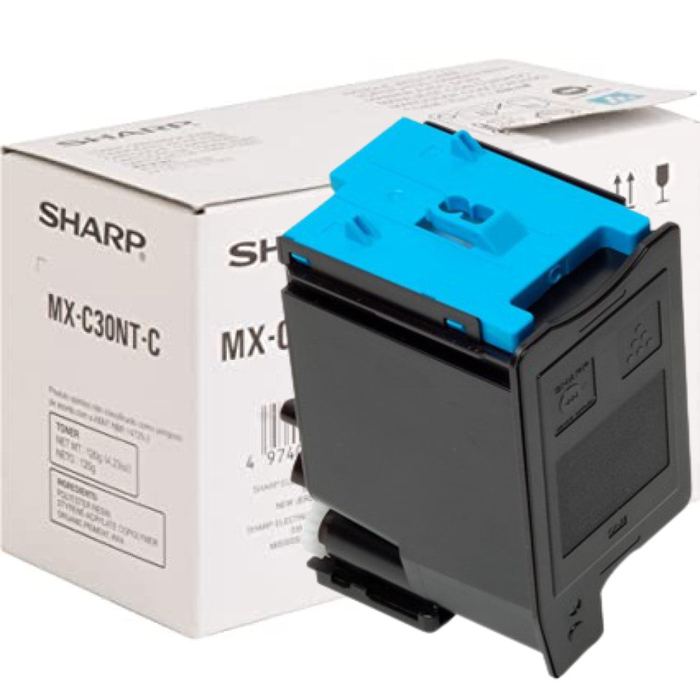 GENUINE SHARP MXC30NTC CYAN TONER CARTRIDGE