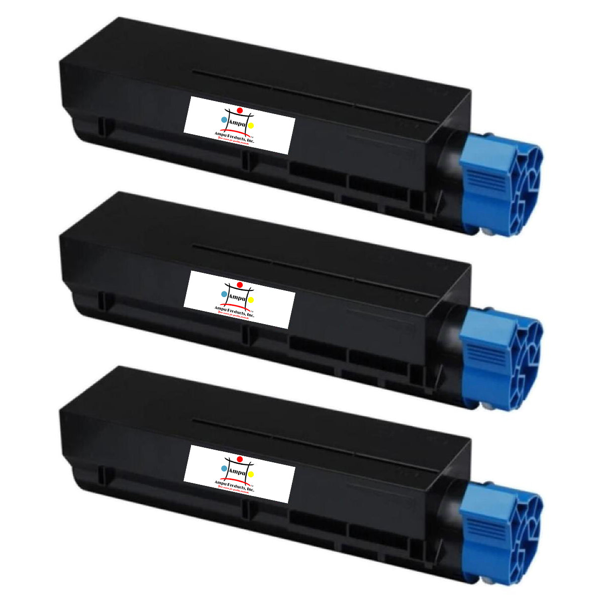 Compatible Toner Cartridge Replacement For OKIDATA 43502001 (Type-9) Black (7K YLD) 3-Pack