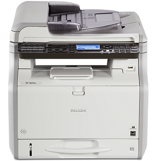 Ricoh SP 3610SF Black and White Multifunction Printer (31ppm) 407305