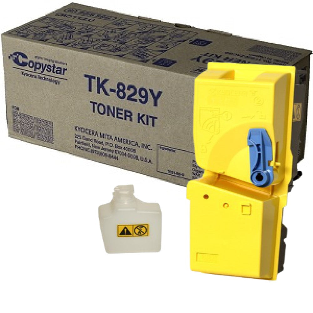 GENUINE COPYSTAR TK829Y TONER CARTRIDGE