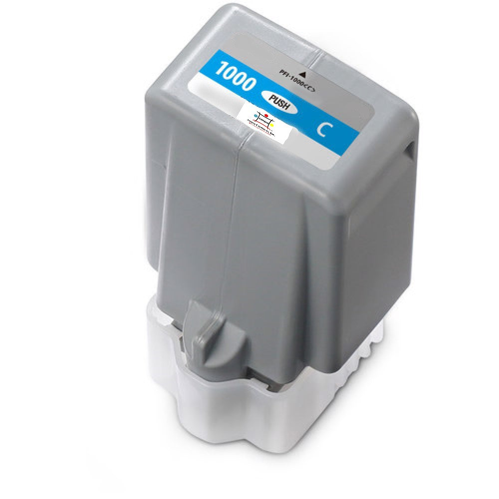 Compatible Ink Cartridge Replacement For CANON 0547C002 (PFI-1000C) Cyan (80 ML)