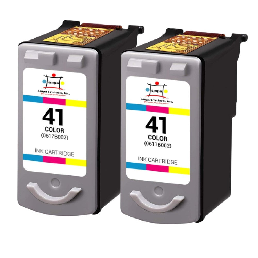 Compatible Ink Cartridge Replacement For CANON 0617B002 (CL-41) Tri-Color (310 YLD) 2-Pack