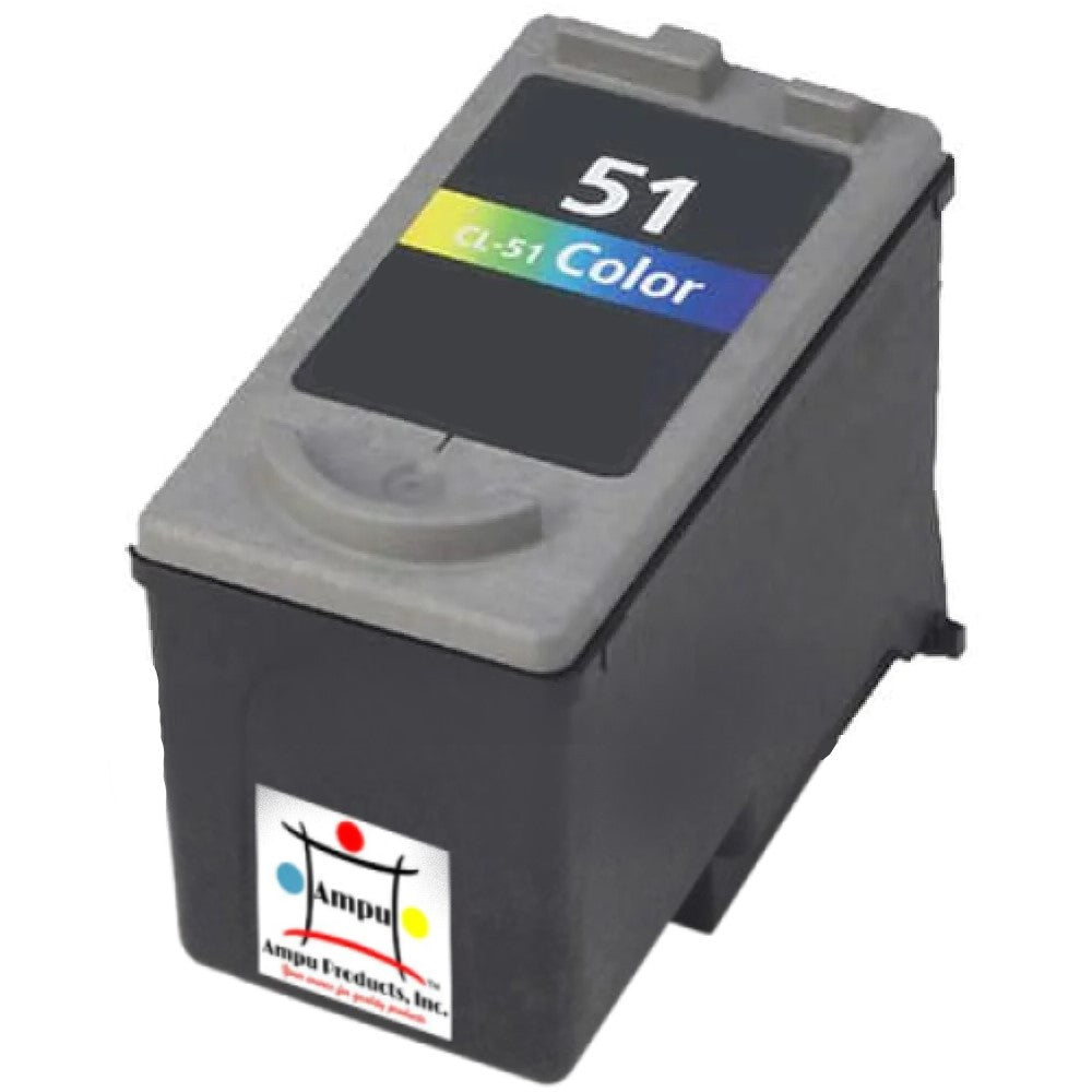 Compatible Ink Cartridge Replacement For CANON 0618B002 (CL-51) Tri-Color (330 YLD)