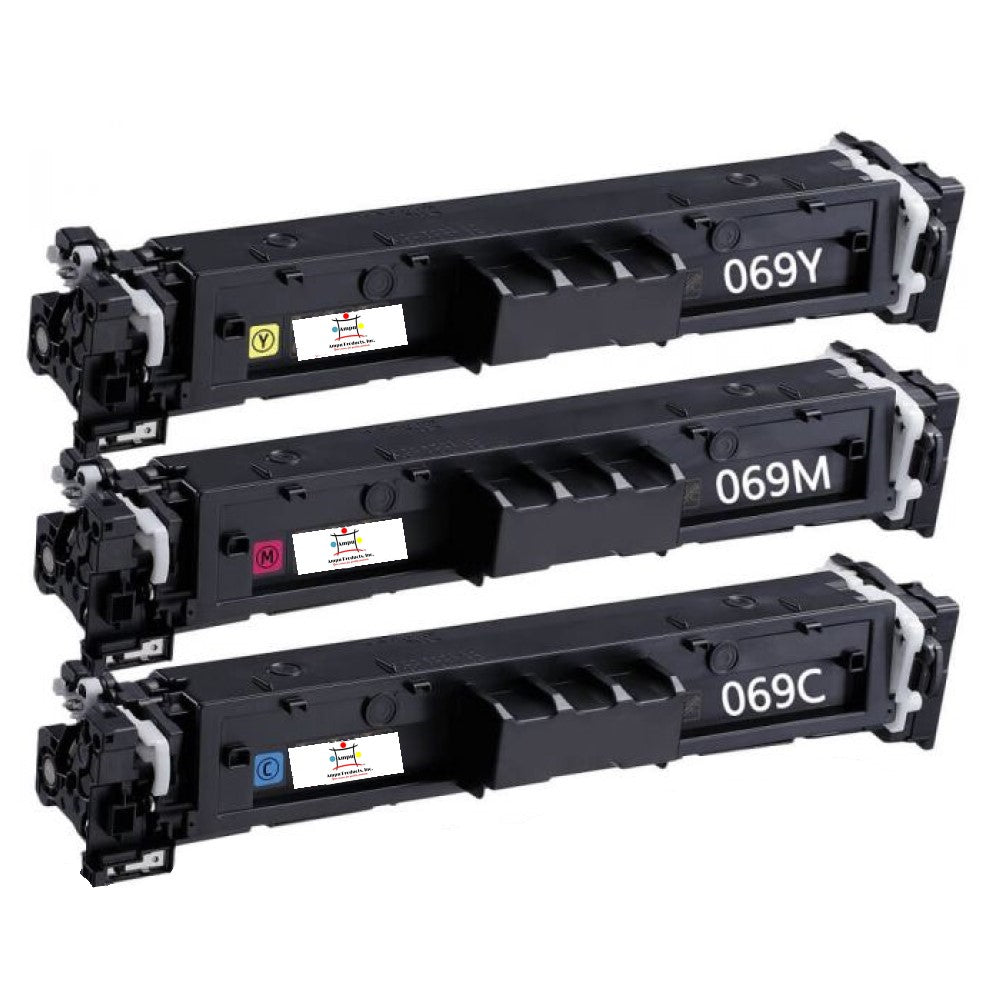 Compatible Toner Cartridge Replacement For Canon 5091C001, 5092C001, 5093C001 (069) Yellow, Cyan, Magenta (1.9K YLD) 3-Pack