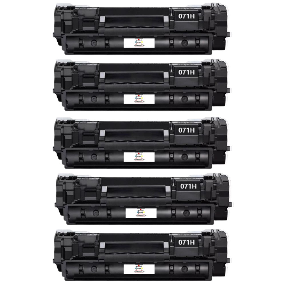 Compatible Toner Cartridge Replacement For CANON 5646C001 (071H) Black (2.5K YLD) 5-Pack