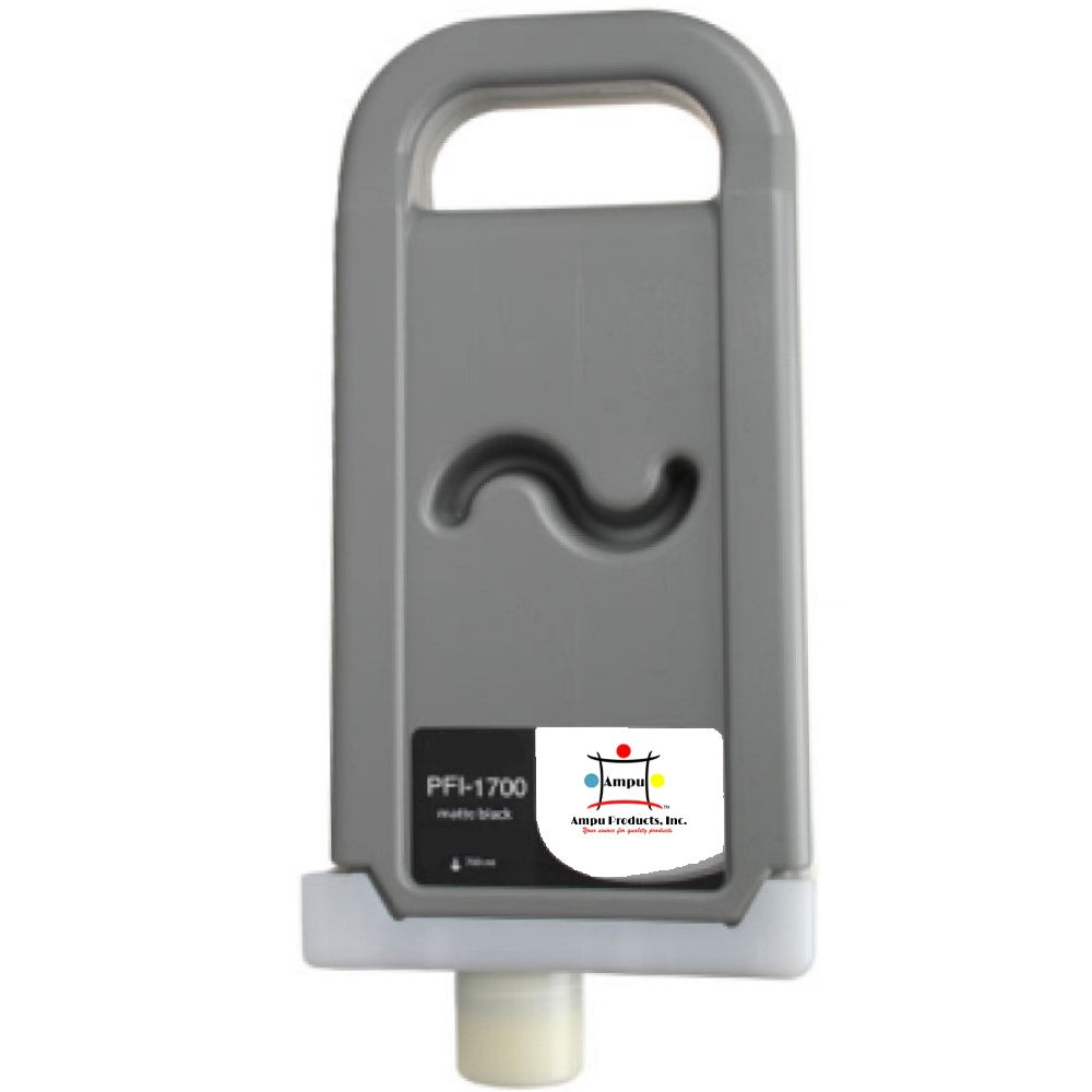 Compatible Ink Cartridge Replacement For CANON 0774C001 (PFI-1700MBK) Matte Black (700ML)