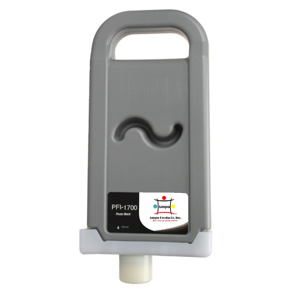 Compatible Ink Cartridge Replacement For CANON 0775C001 (PFI-1700PBK) Photo Black (700ML)