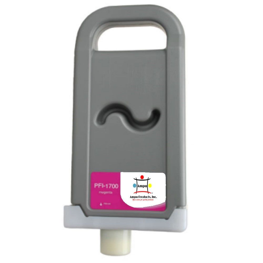 Compatible Ink Cartridge Replacement For CANON 0777C001 (PFI-1700M) Magenta (700ML