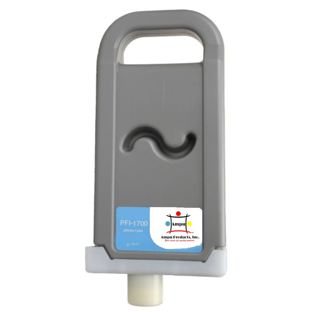 Compatible Ink Cartridge Replacement For CANON 0779C001 (PFI-1700PC) Photo Cyan (700ML)