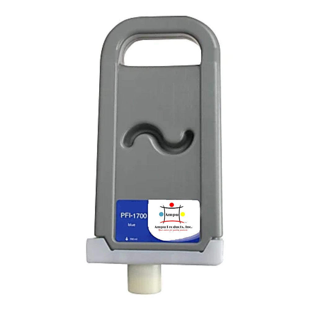 Compatible Ink Cartridge Replacement For CANON 0784C001 (PFI-1700B) Blue (700ML)