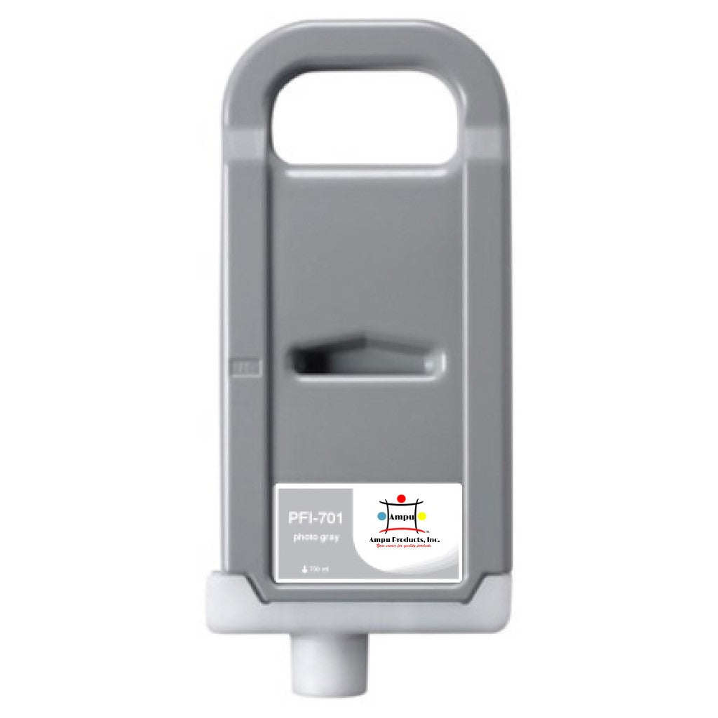 Compatible Ink Cartridge Replacement For CANON 0910B001AA (PFI-701PGY) Photo Grey (700ML)