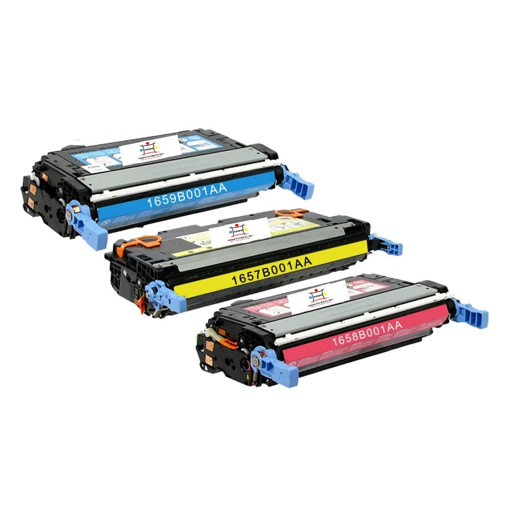 Compatible Toner Cartridge Replacement For Canon 1657B001AA, 1658B001AA, 1659B001AA (111) Cyan, Magenta, Yellow (6K YLD) 3-Pack