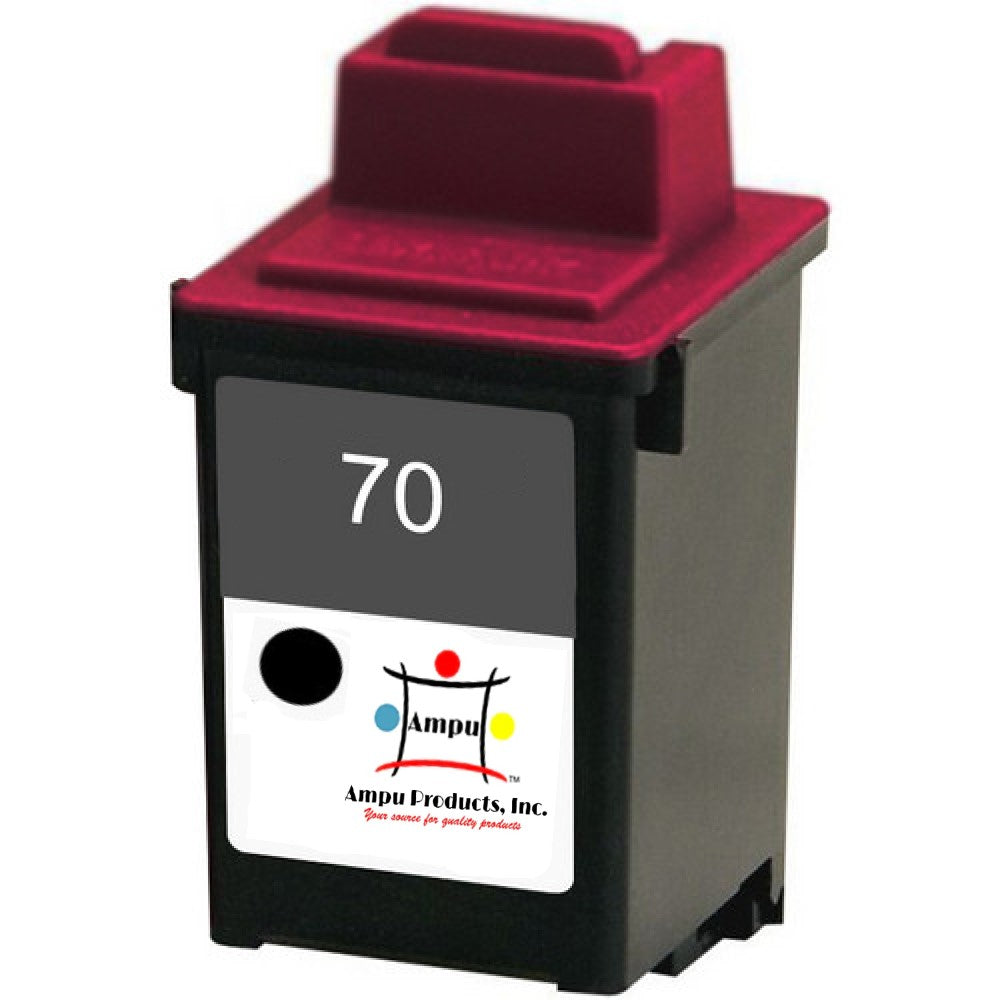 Compatible Ink Cartridge Replacement For Lexmark 12A1970 (70, Black) 25ML