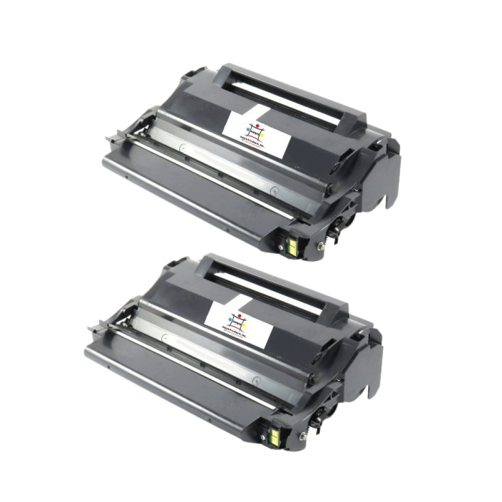 Compatible Toner Cartridge Replacement For Lexmark 12A3715 (High Yield Black) 12K YLD (2 Pack)