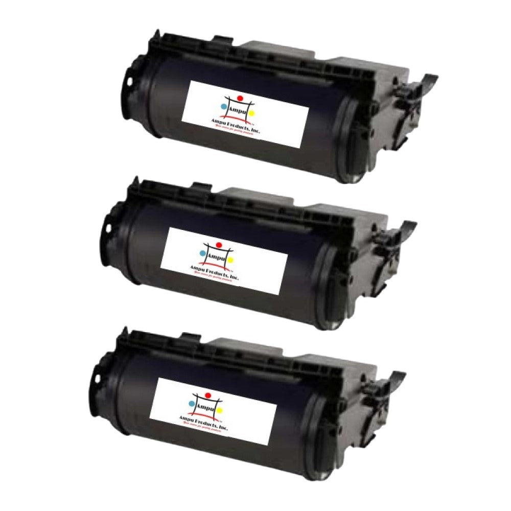 Compatible Toner Cartridge Replacement For Lexmark 12A5745 (Black) 25K YLD (3 Pack)