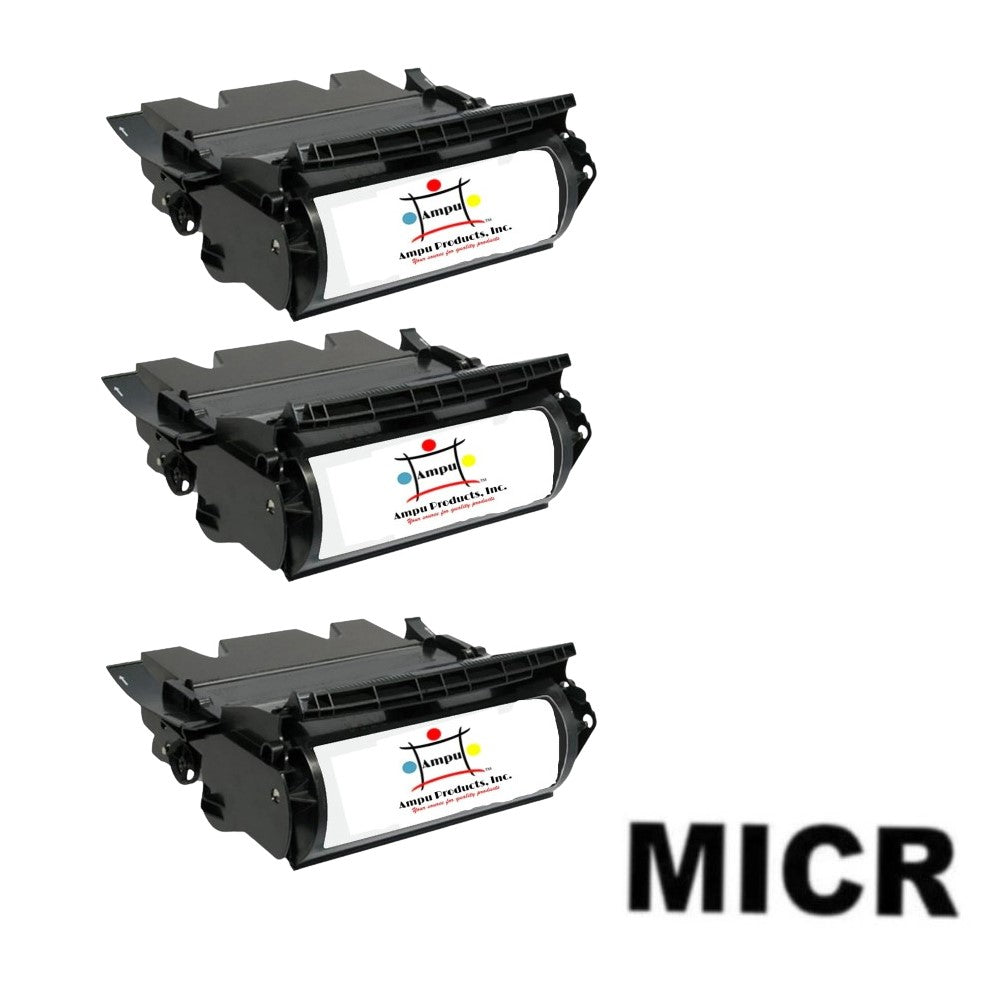 Compatible Toner Cartridge Replacement For LEXMARK 12A7365 (Extra High Yield) Black (32K YLD) W/Micr (3 Pack)