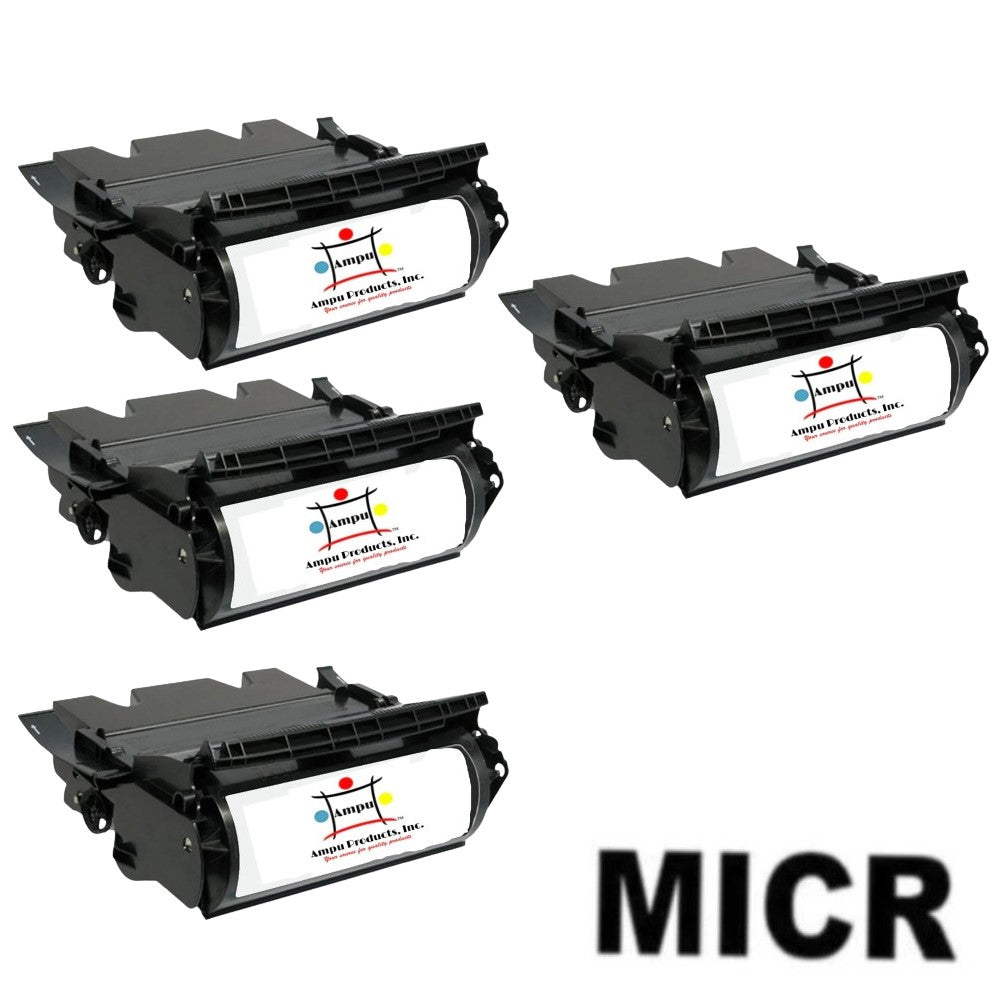 Compatible Toner Cartridge Replacement For LEXMARK 12A7365 (Extra High Yield) Black (32K YLD) W/Micr (4 Pack)
