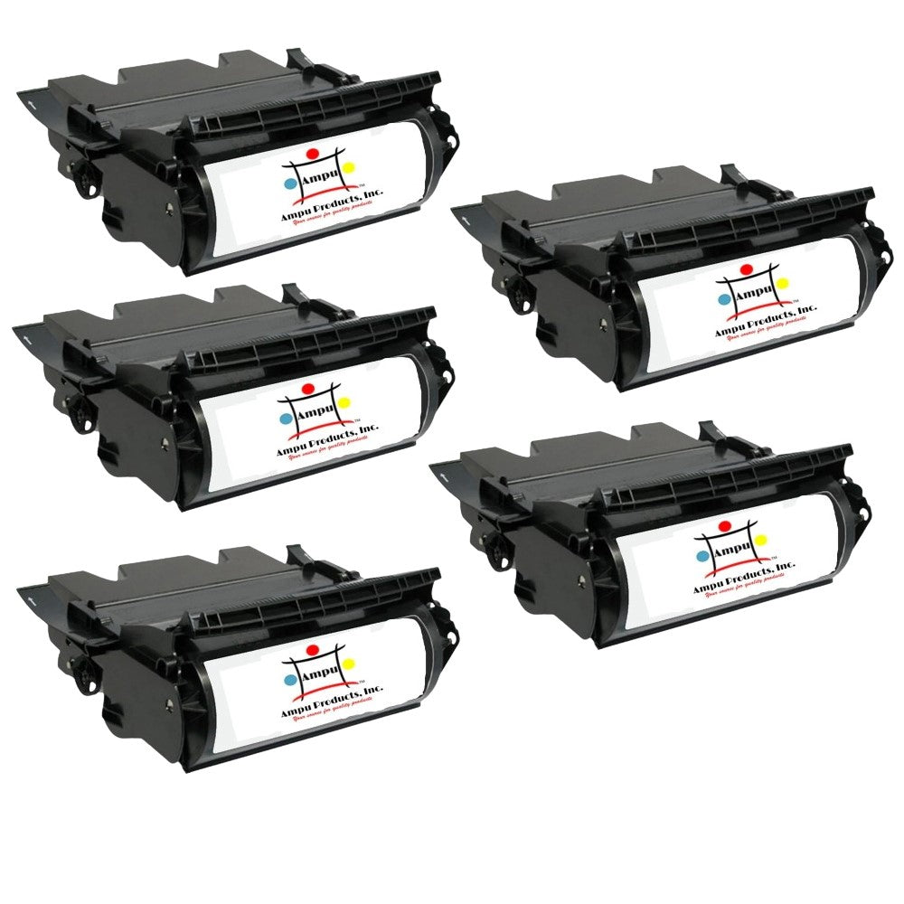 Compatible Toner Cartridge Replacement For LEXMARK 12A7365 (Extra High Yield) Black (32K YLD) 5 Pack