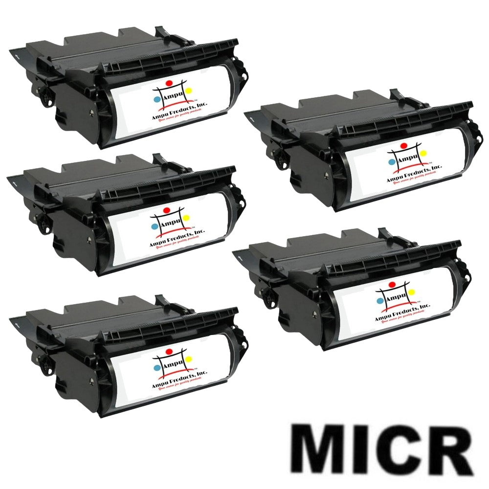 Compatible Toner Cartridge Replacement For LEXMARK 12A7365 (Extra High Yield) Black (32K YLD) W/Micr (5 Pack)