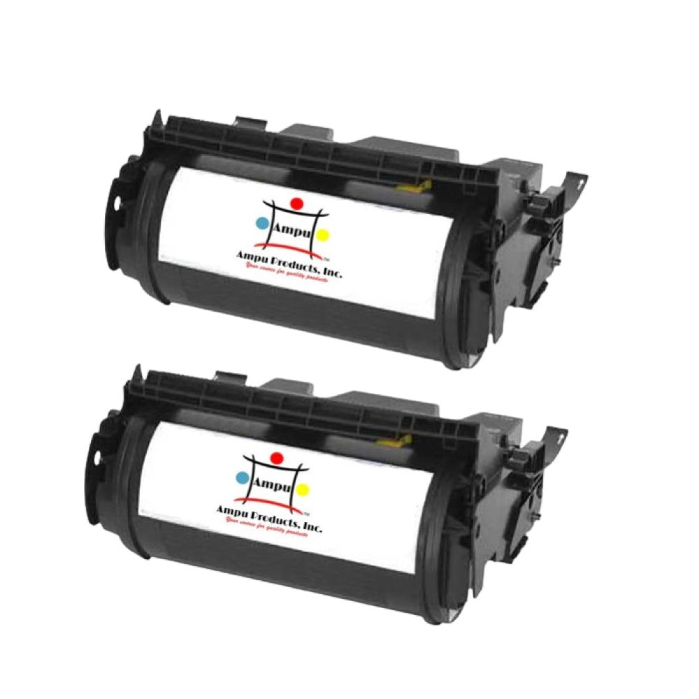 Compatible Toner Cartridge Replacement For LEXMARK 12A6735 (Black) 20K YLD (2 Pack)