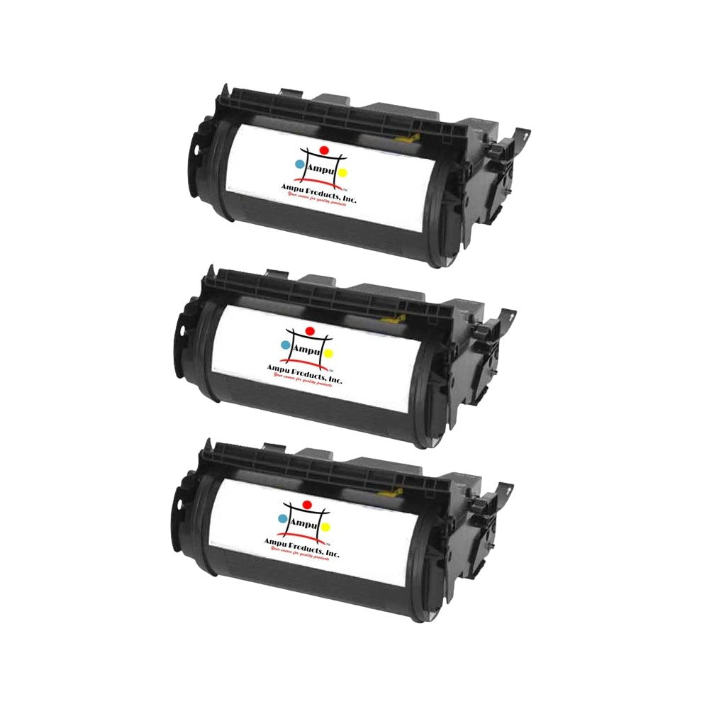 Compatible Toner Cartridge Replacement For LEXMARK 12A6735 (Black) 20K YLD (3 Pack)