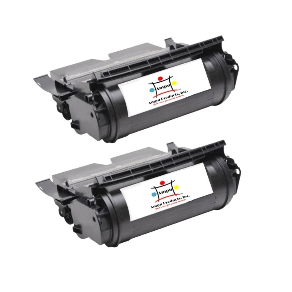 Compatible Toner Cartridge Replacement For Lexmark 12A6765 (Black) 30K YLD (2 Pack)