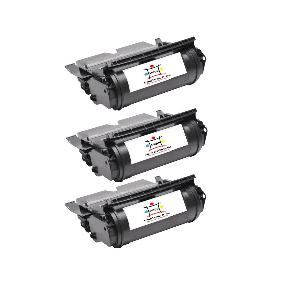 Compatible Toner Cartridge Replacement For Lexmark 12A6765 (Black) 30K YLD (3 Pack)