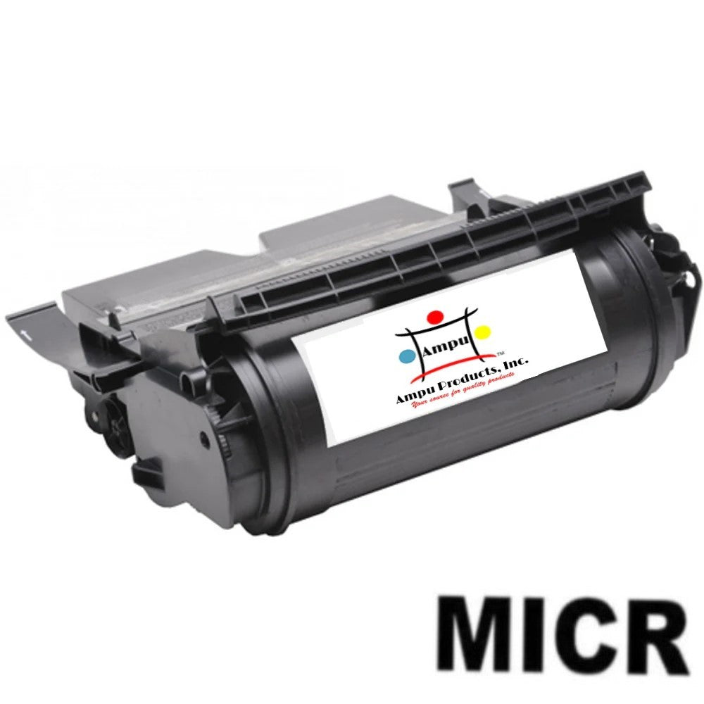 Compatible Toner Cartridge Replacement For Lexmark 12A6765 (Black) 30K YLD (W/Micr)