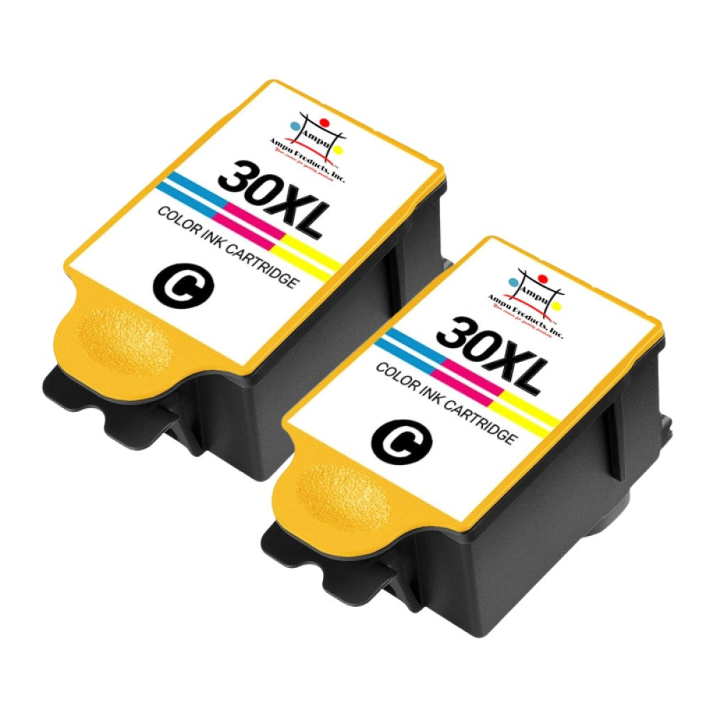 Compatible Ink Cartridge Replacement For Lexmark 1341080 (30XL) Tri-Color (550 YLD) 2-Pack