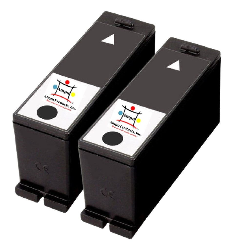 Compatible Ink Cartridge Replacement For Lexmark 14N1068 (100XL, Black) 510 YLD (2-Pack)