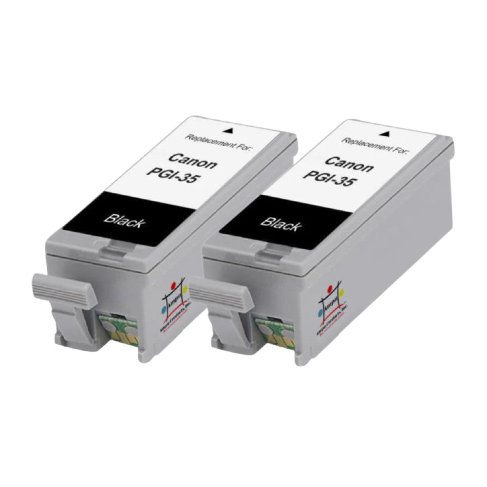 Compatible Ink Toner Cartridge Replacement For CANON 1509B002AA (PGI-35) Black (200 YLD) 2-Pack