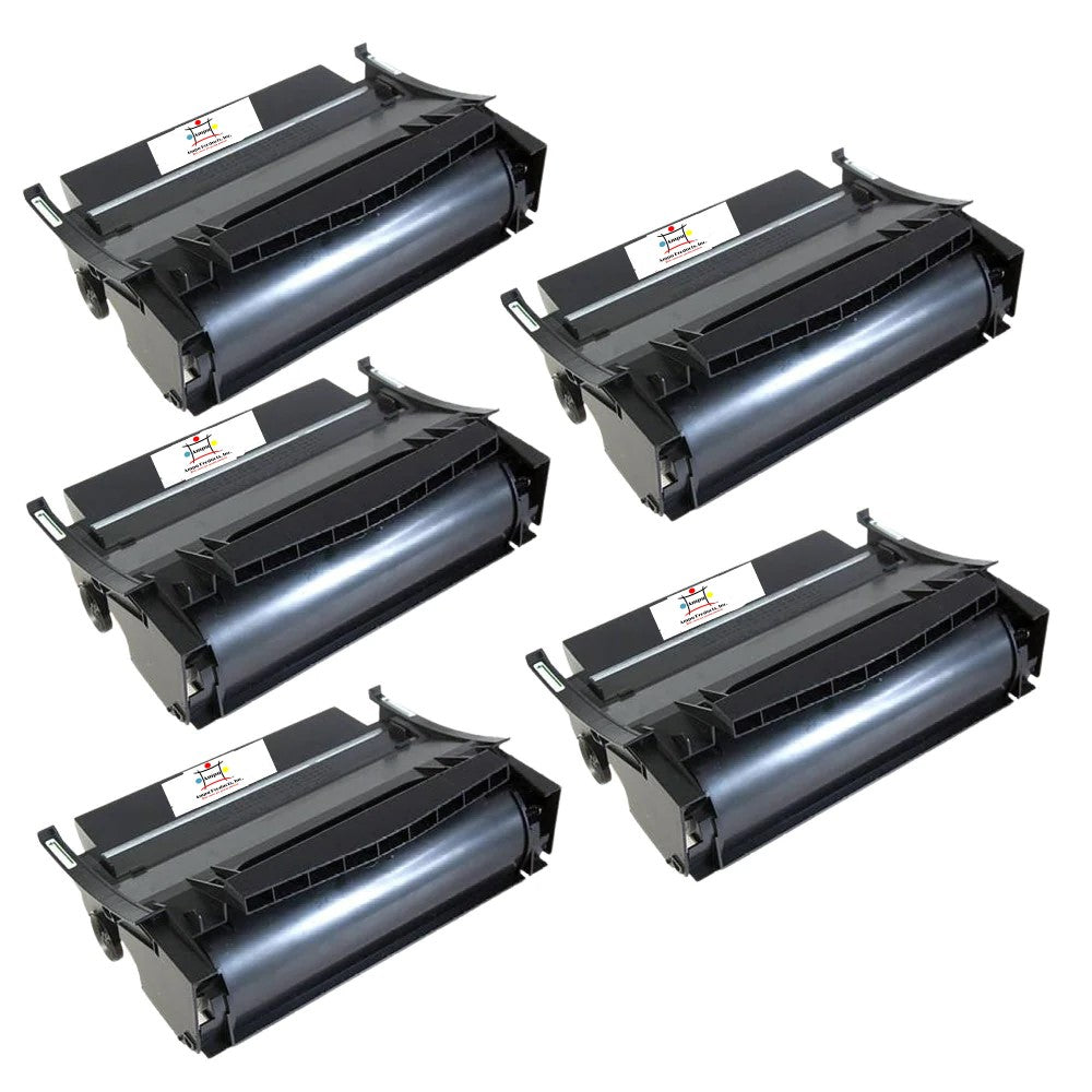 Compatible Toner Cartridge Replacement For Lexmark 17G0154 (Black) 15K YLD (5-Pack)