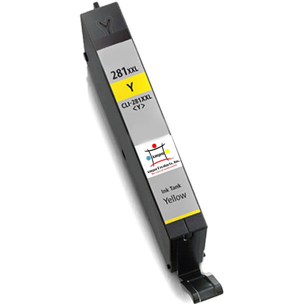 Compatible Ink Cartridge Replacement For CANON 1982C001 (CLI-281XXLY) Extra High Yellow (11.7ML)