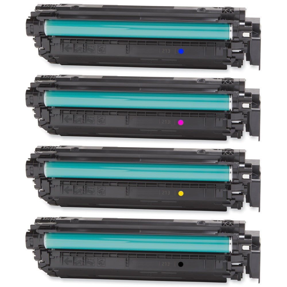 Compatible Black, Cyan, Yellow, Magenta Toner Ctg Replacement for HP W2130A, W2131A, W2132A, W2133A (213A) Compatible (4 Pack)