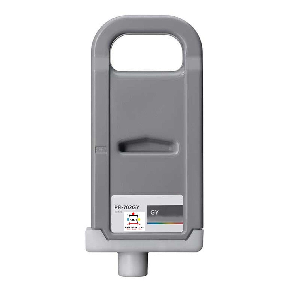 Compatible Ink Cartridge Replacement For CANON 2221B001 (PFI-702GY) Gray (700ML)