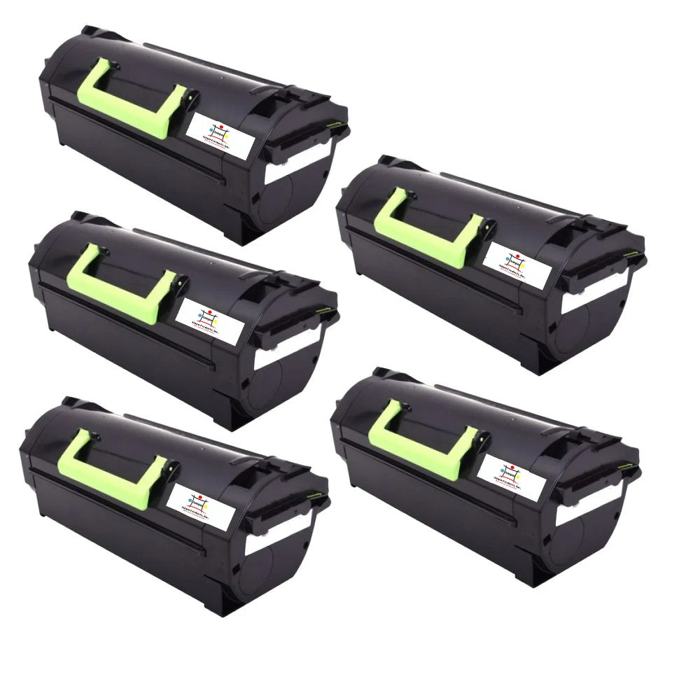 Compatible Toner Cartridge Replacement For Lexmark 24B6020 (Black) 35K YLD (5-Pack)