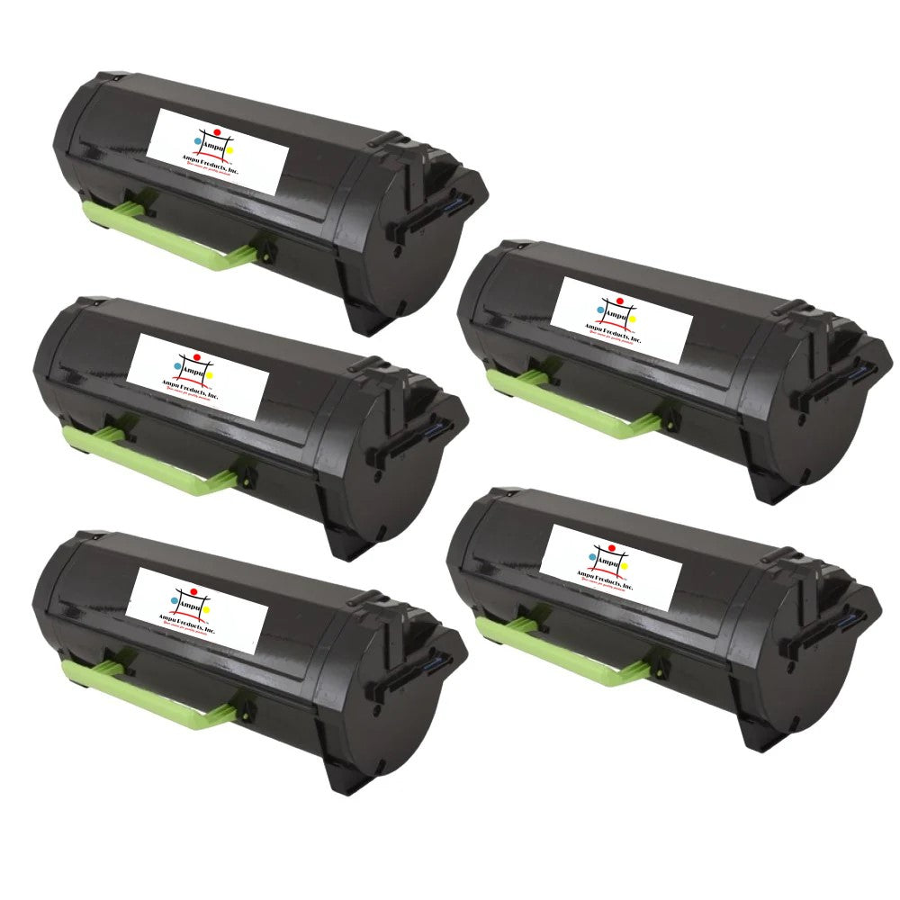 Compatible Toner Cartridge Replacement For Lexmark 24B6186 (Black) 16K YLD (5-Pack)