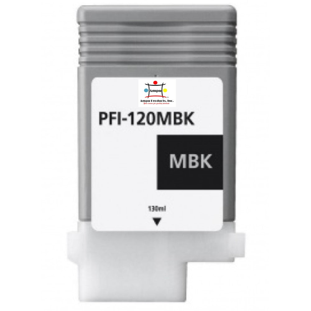 Compatible Ink Cartridge Replacement For CANON 2884C001 (PFI-120MBK) Matte Black (130 ML)