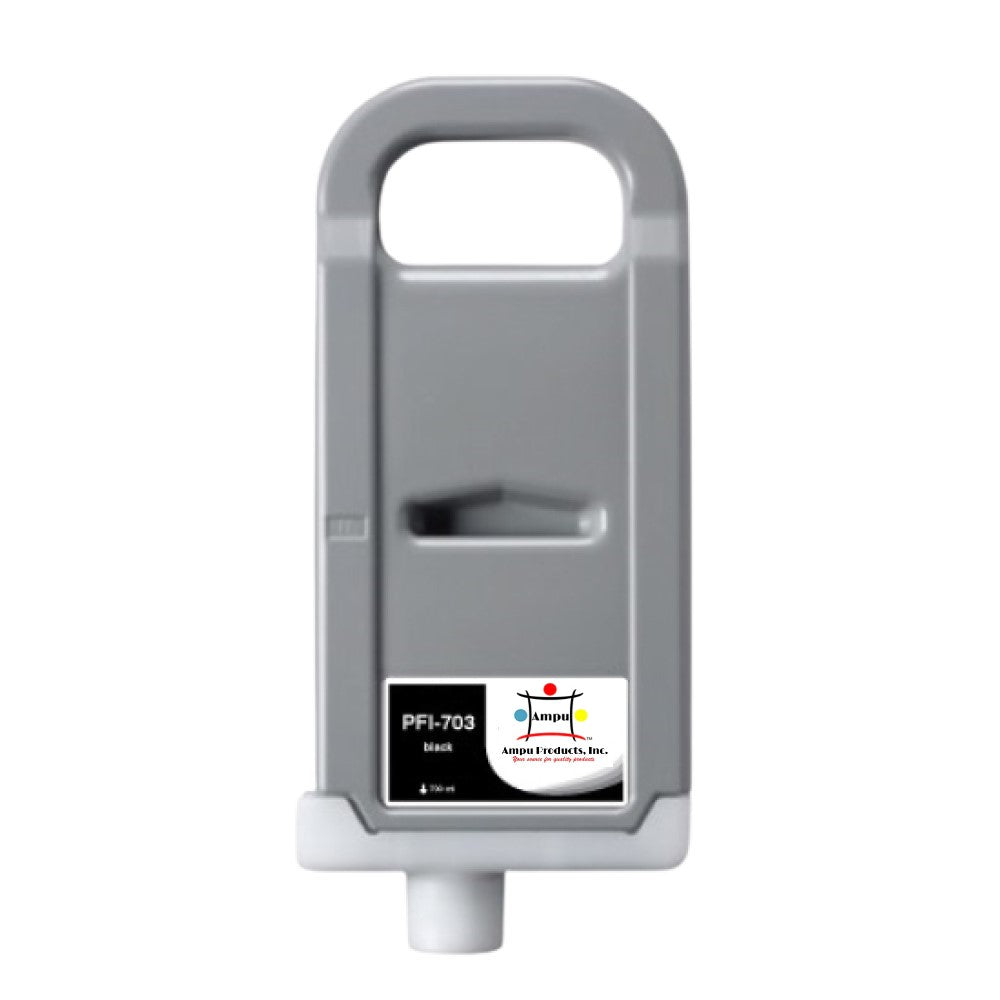Compatible Ink Cartridge Replacement For CANON 2963B001 (PFI-703BK) Black (700ML)