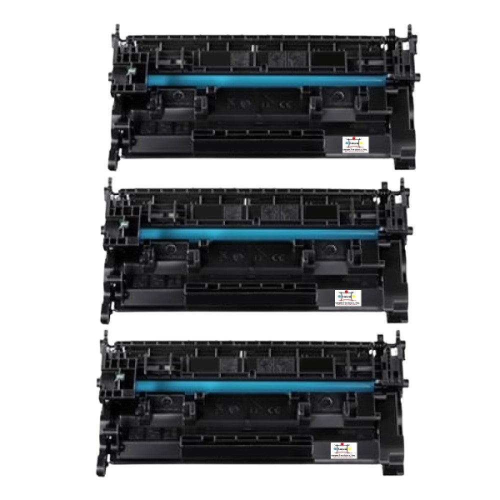 Compatible Toner Cartridge Replacement For Canon 3009C001 (057) Black (3.1K YLD) 3-Pack